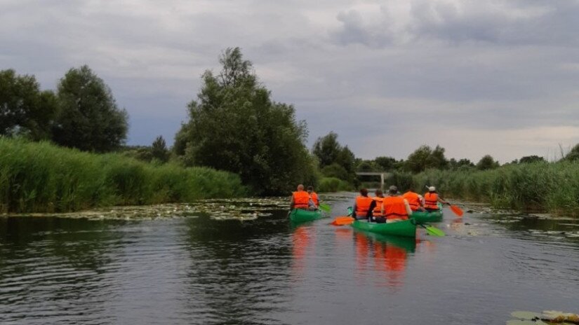 Canoeing at Kis-Balaton