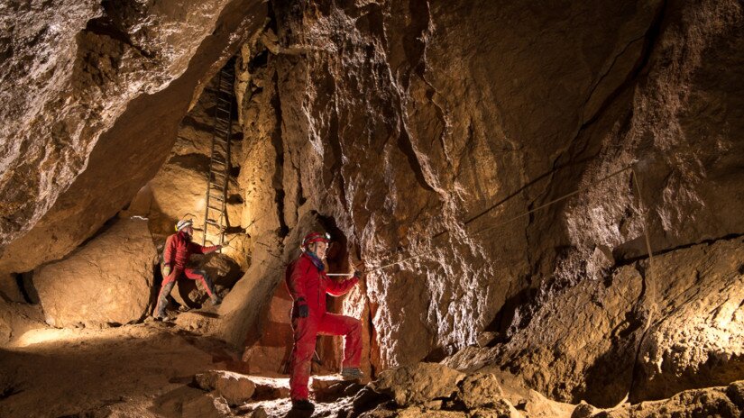 In the Csodabogyós Cave, Balatonederics