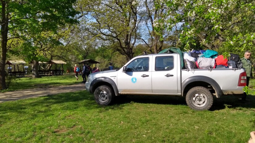 Packettransfer in die Waldschule