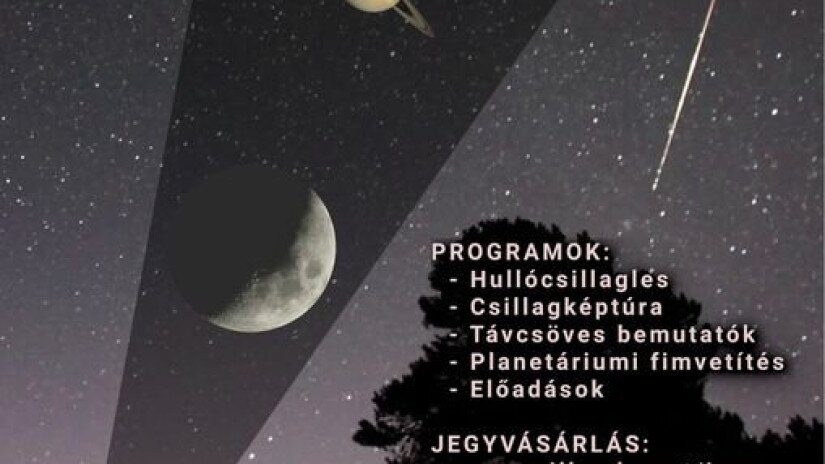 Perseidák program a Pannon Csillagdában 2024.08.08–10.