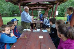 Pilzerkennung in der Waldschule in Tihany