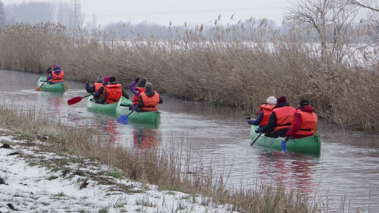 Wassertouren auf dem Hévíz-Kanal